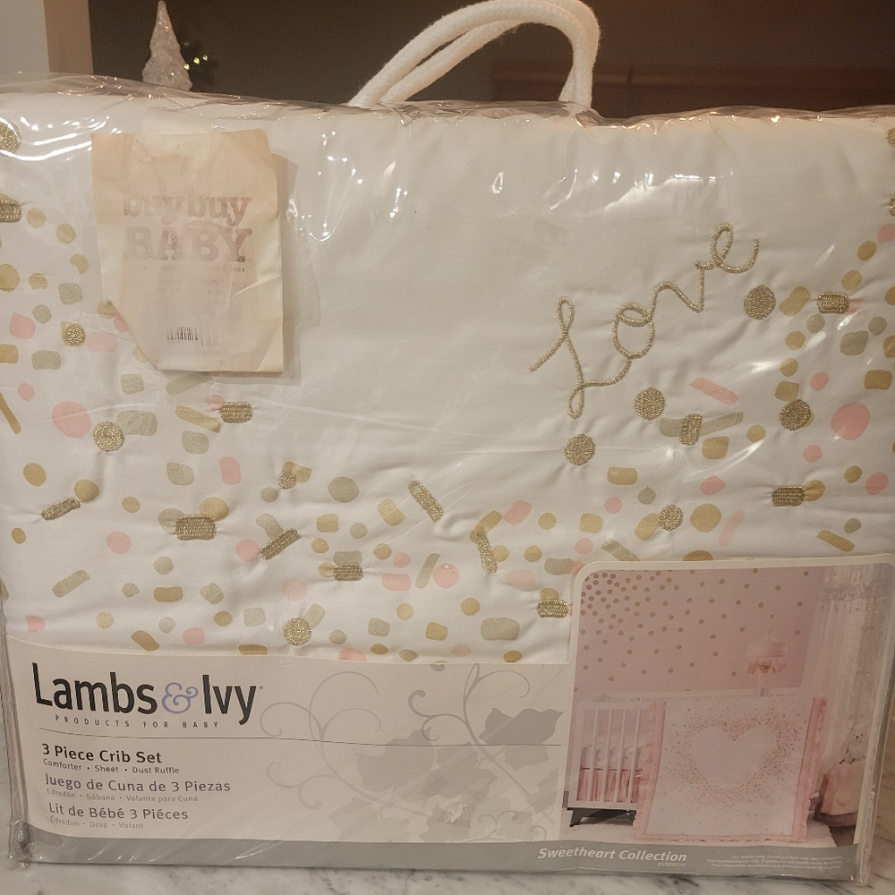 3 piece baby comforter set